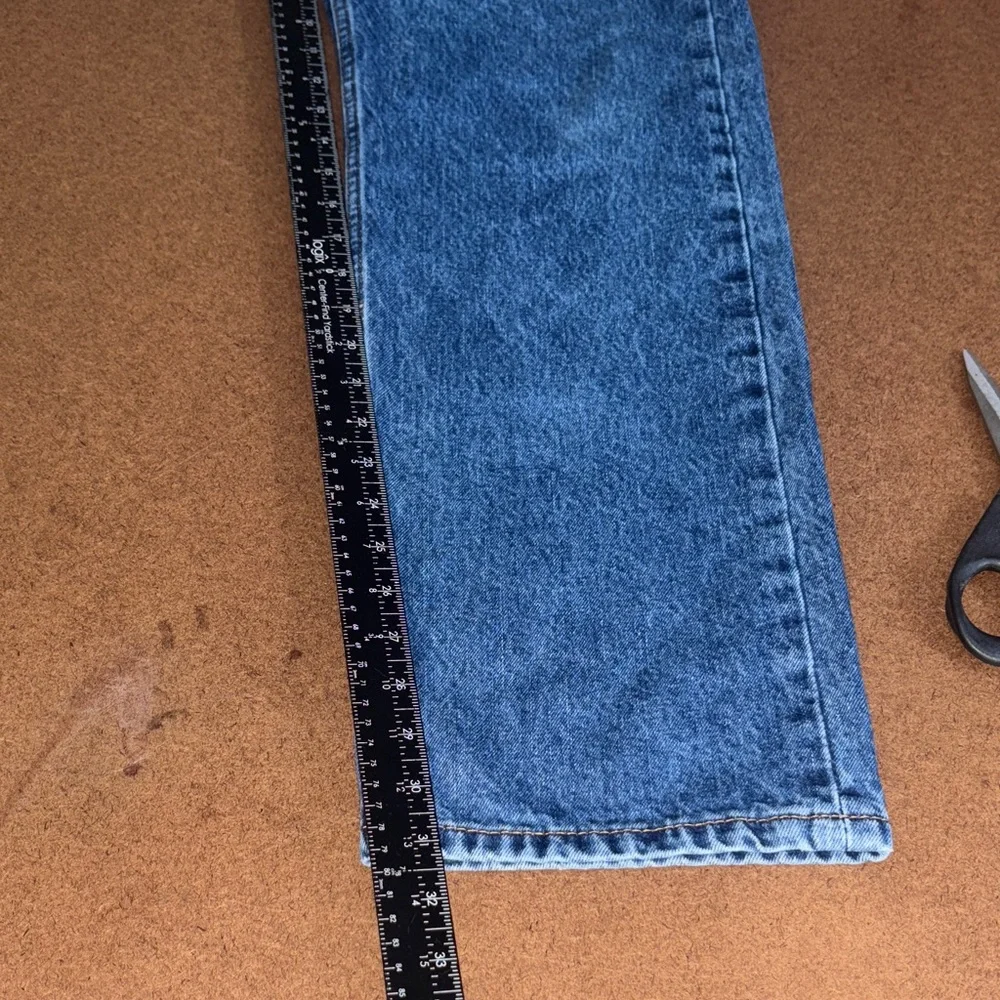 Levi's 505 Men's 36x32 Relaxed Back Pocket Jeans - Blue Denim - Picture 8 of 13